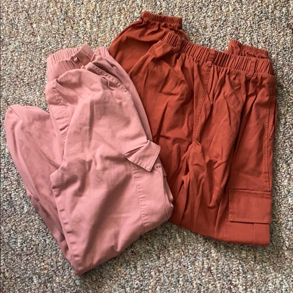 Cargo Joggers - Rose